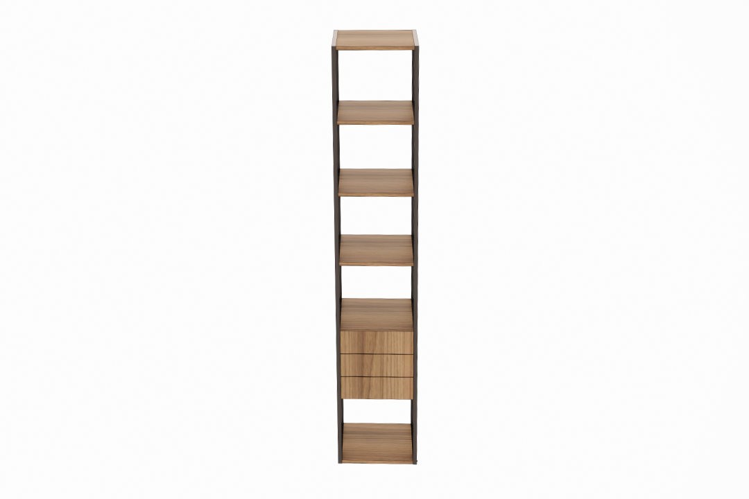 Estante extra alta industrial com gavetas 40 cm Soho